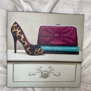 NYC Shoe Boutique Canvas Picture Set of 3